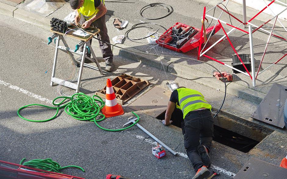 travaux assainissement Villevaudé